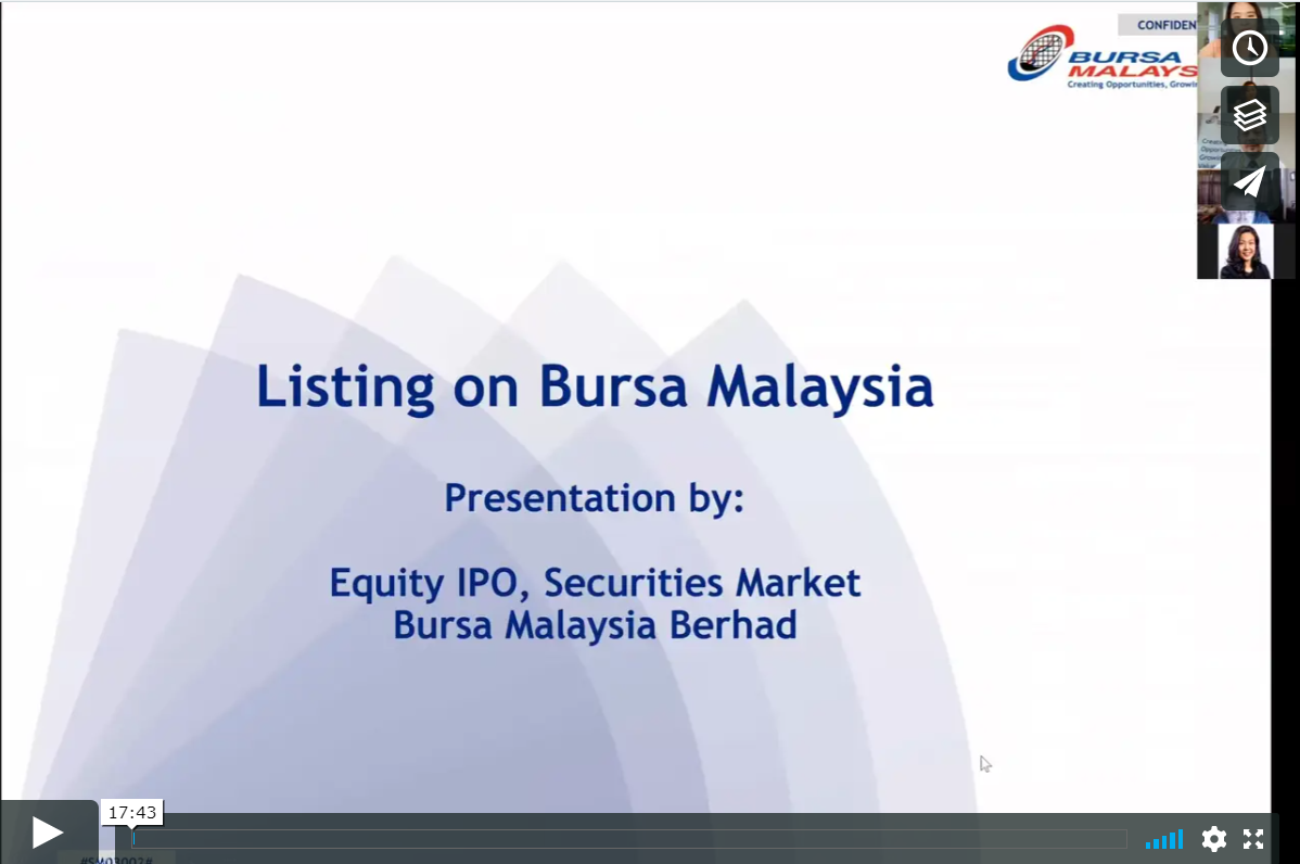 Listing on Bursa Malaysia