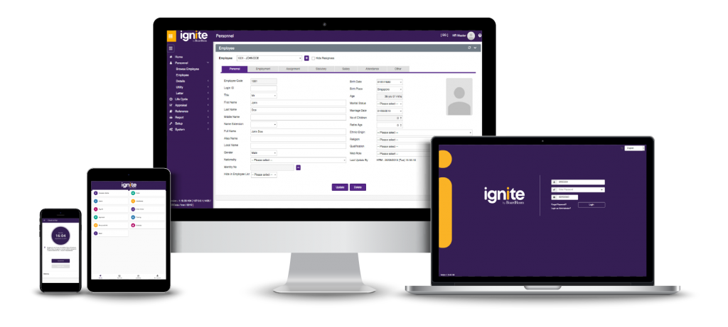 All-in-one HRMS System Ignite