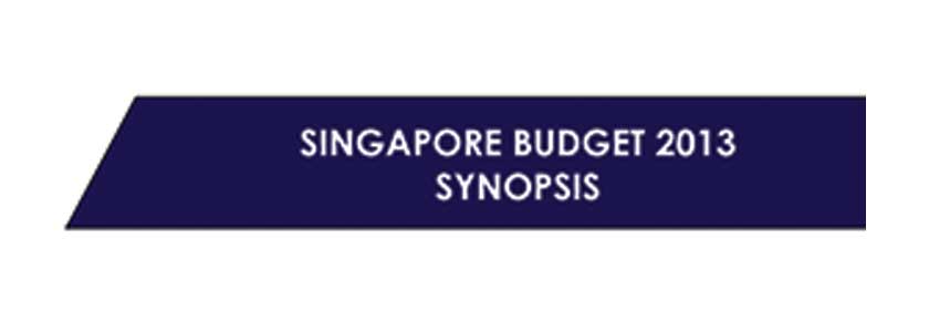 Singapore Budget 2013 Synopsis