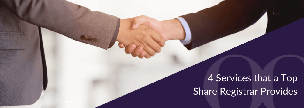 4 Services that a Top Share Registrar Providers