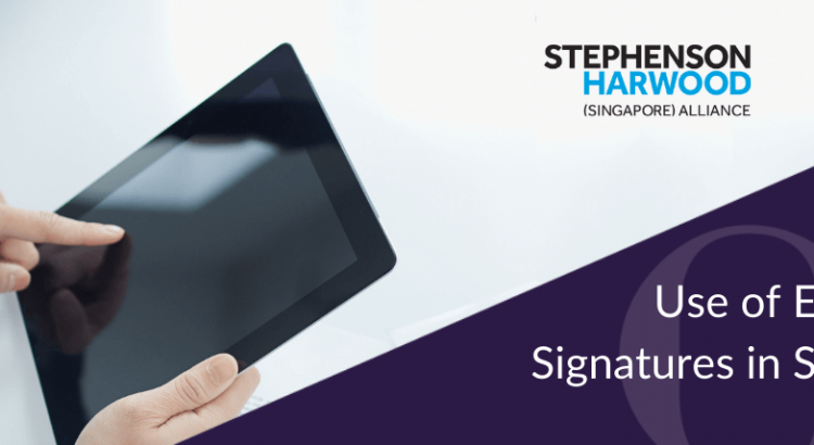 Use of electronic signatures in Singapore