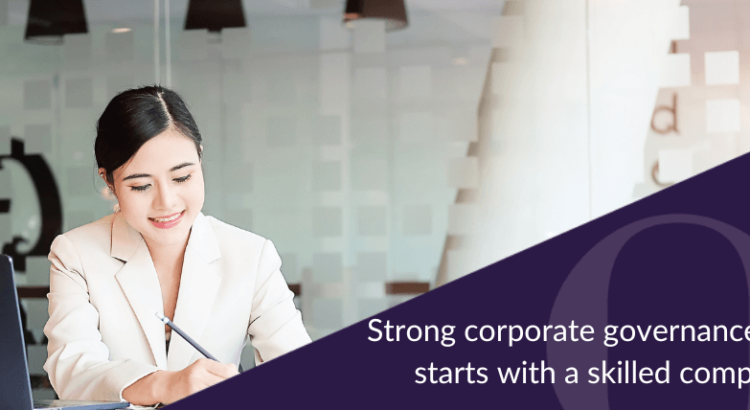 Strong corporate governance in Singapore starts with a skilled company secretary banner